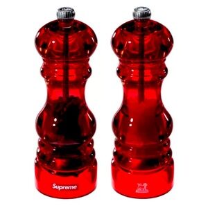 Supreme Peugeot salt and Pepper mill set red new